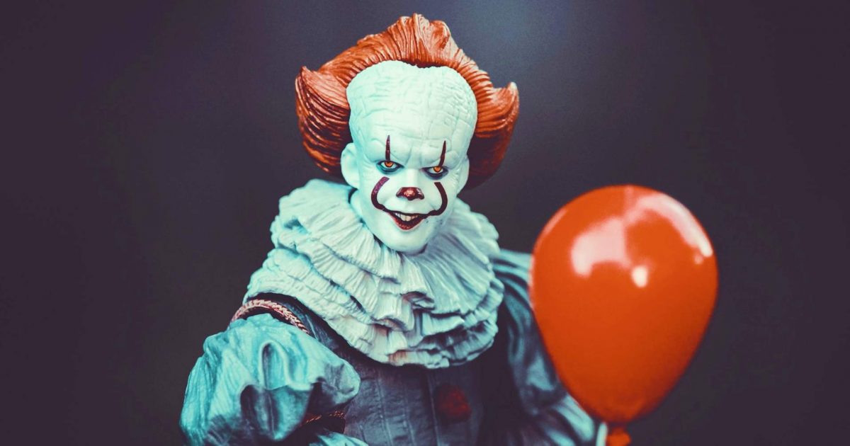 scary clown - as seen in not too scary movies