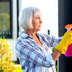 Doing housework is associated with improved memory, better attention span, and fewer falls in older adults.