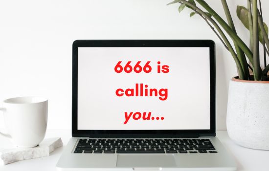 What does 6666 mean spiritually - laptop message