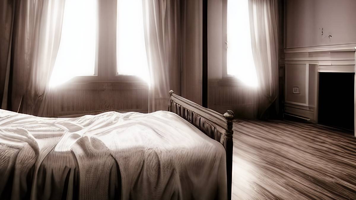 how to avoid nightmares - empty bed in empty room