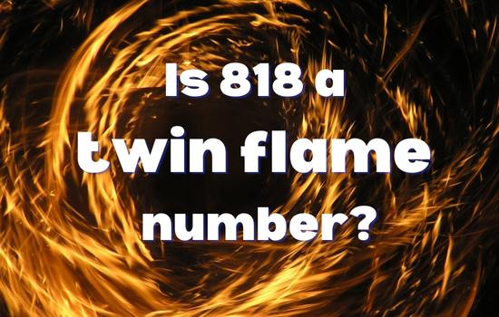 is the 818 angel number also a twin flame number - black flame 