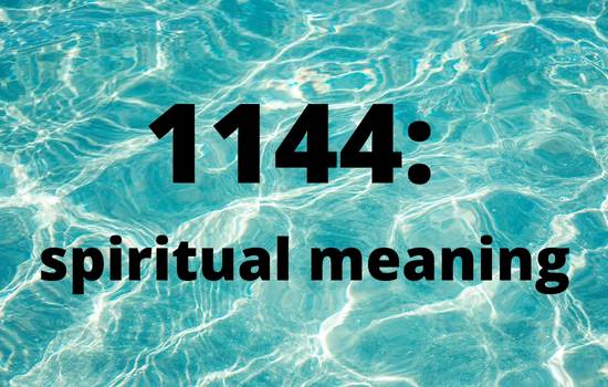 1144 signification : voir fréquemment le nombre angélique 1144 est un rappel que vous contrôlez votre propre vie.