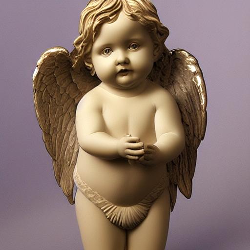 1717 Angel Number Meaning - winged angel statue