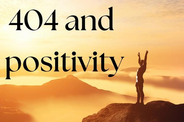 the 404 angel number and positive energy - woman on mountain