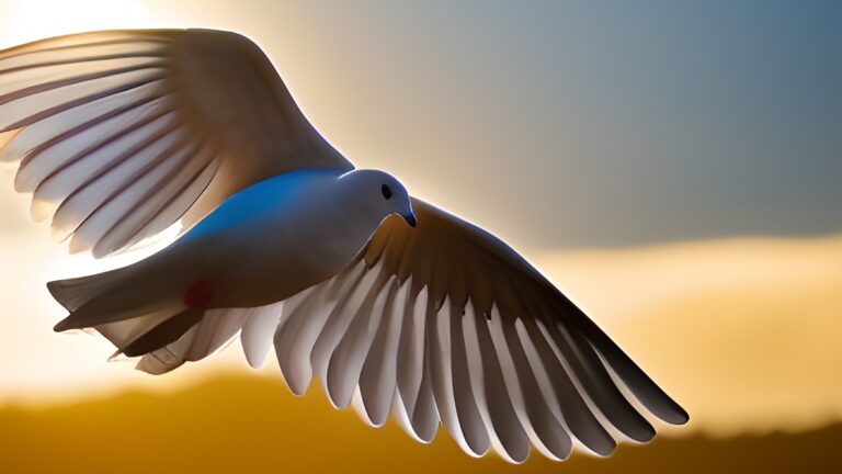what does the dove symbolize - dove in the sky