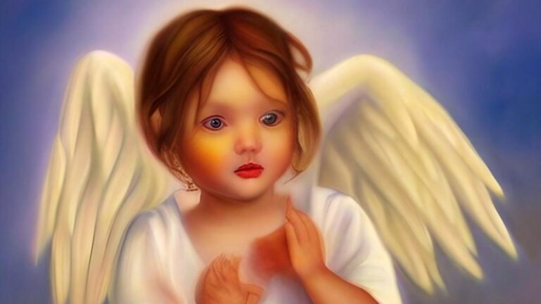 101 angel number - cute angel painting
