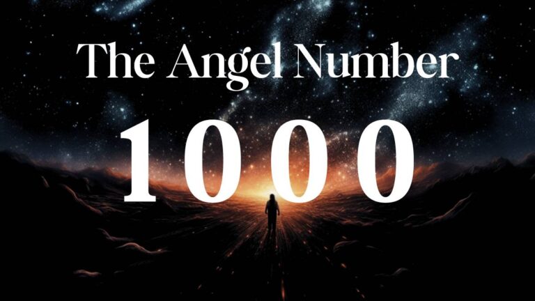 1000 Angel Number - mystical starscape