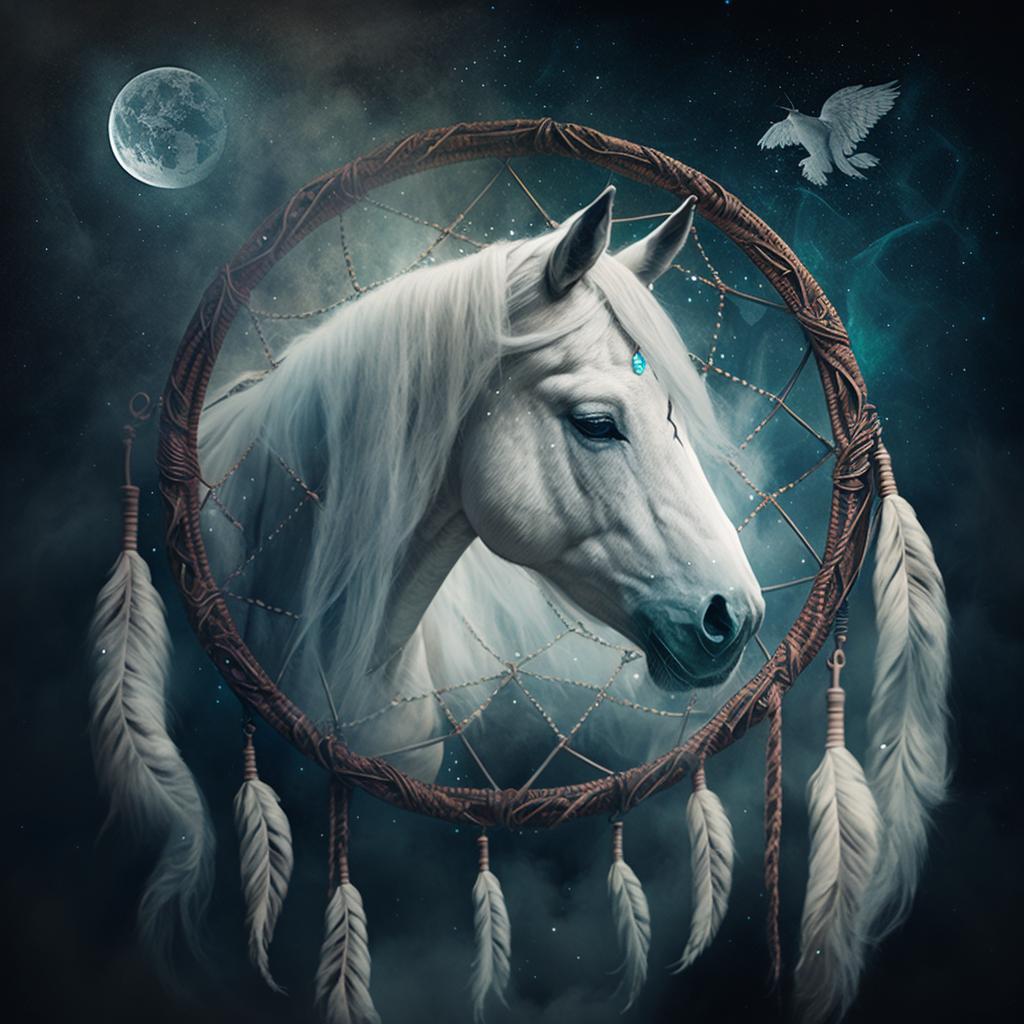 The horse spirit animal represents vitality and freedom, evoking the spirit of companionship and unbridled journey.