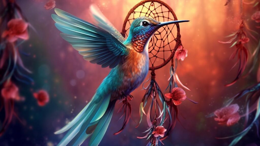 The hummingbird spirit animal symbolizes optimism, resilience, and the ability to overcome difficult circumstances in life with grace and agility.