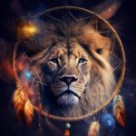 The lion spirit animal commonly embodies courage, authority, and family, mirroring the regal and protective aspects of life.