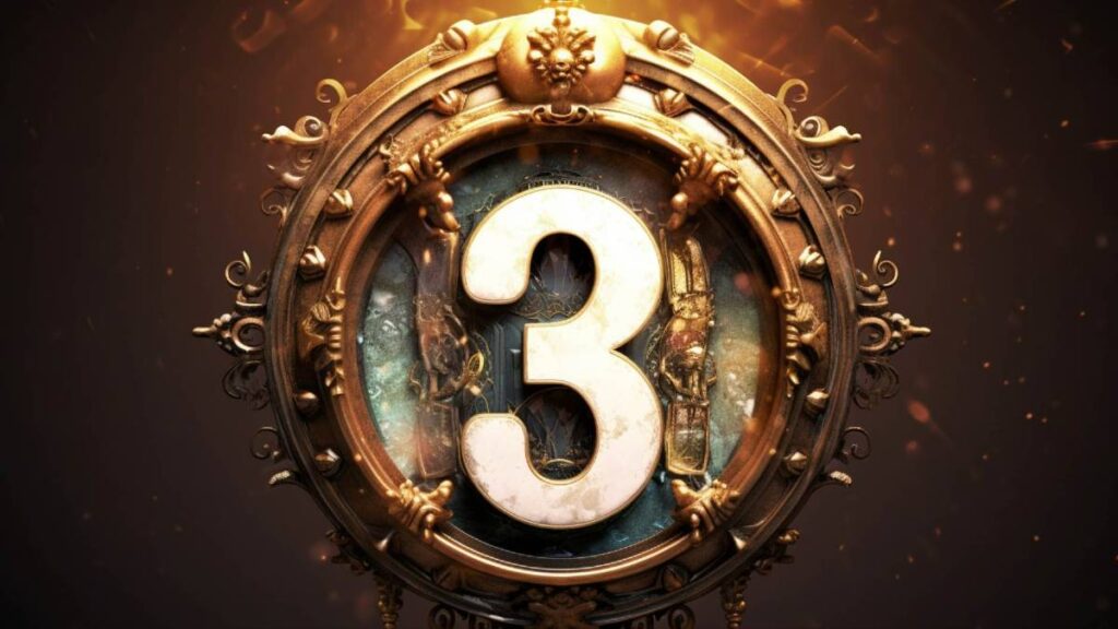 The number 3 in numerology represents creativity, self-expression, and talents that emerge from the depths of your imagination. It is a powerful number that fosters growth, joy, and communication.