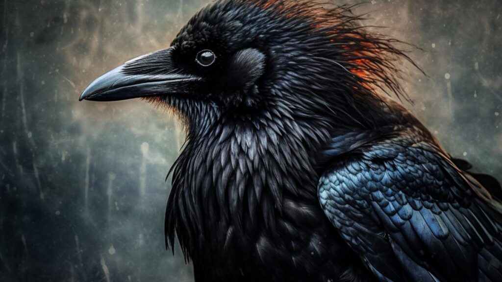 The raven spirit animal frequently signifies transformation, intelligence, and mystery, alluding to the deep and hidden wisdom.