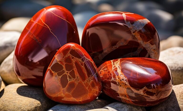 The use of red jasper dates back to ancient Egypt, where it was considered a stone of protection, courage, and strength.
