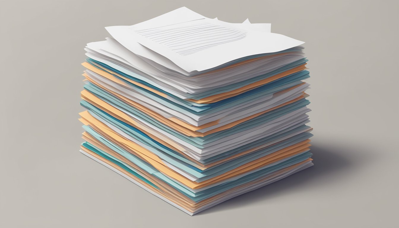 A stack of paper with "Frequently Asked Questions 424 significato" printed on top